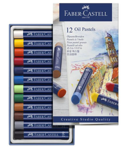 Picture of FABER CASTELL OIL PASTELS X12